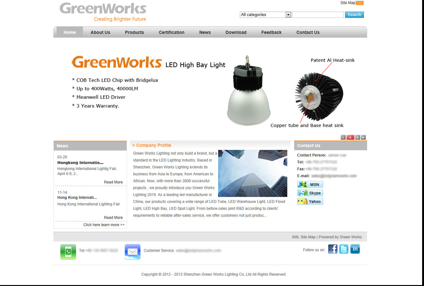 Green works lighting
